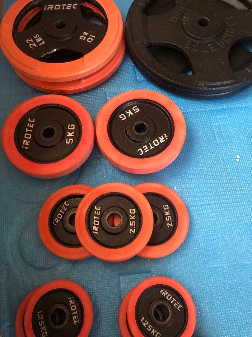 ROTEC トレーニングベンチとウェイトセット （95kg）引き取り限定