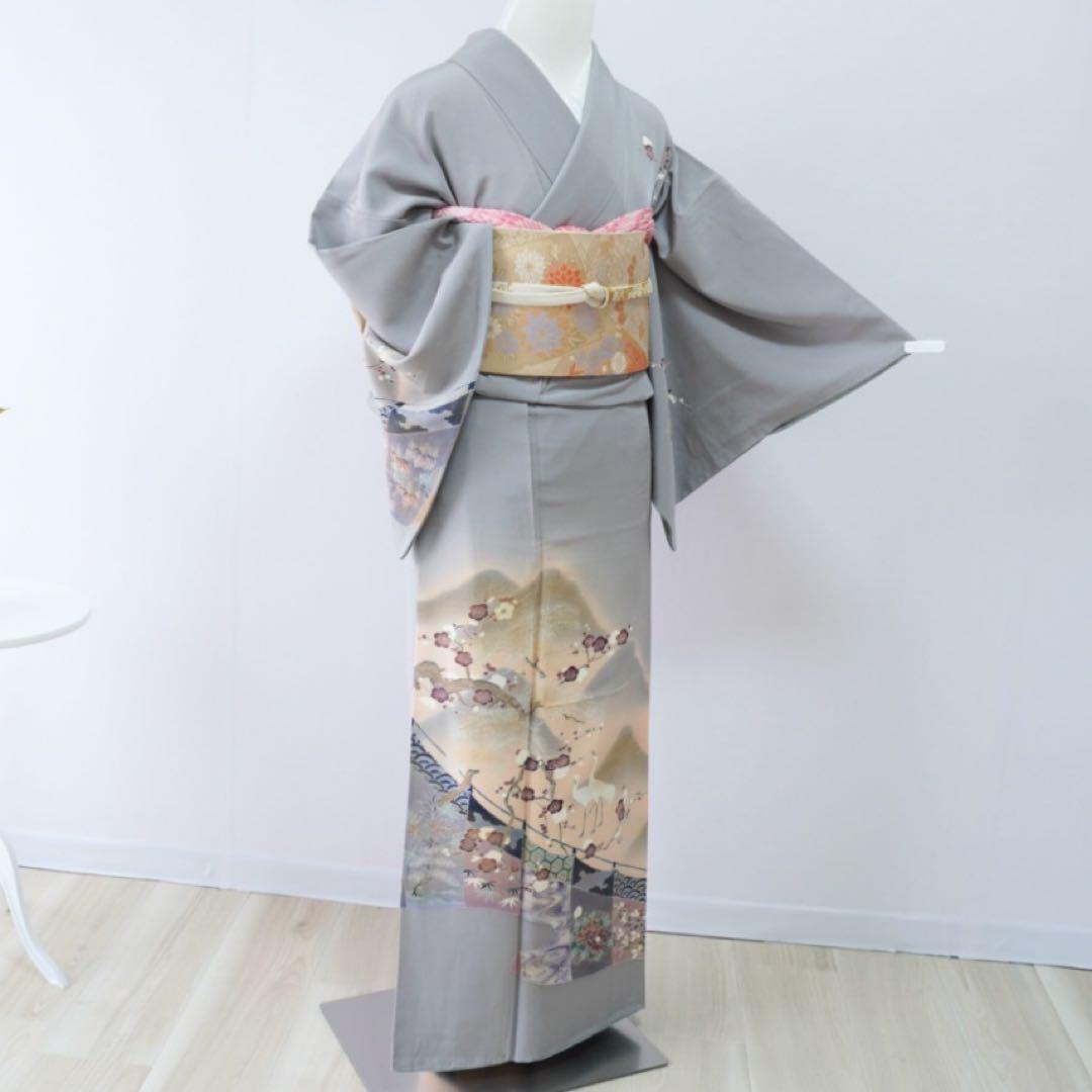 訪問着　4点フルセット 341 C 正絹 七五三 お宮参り 入学式　卒園式