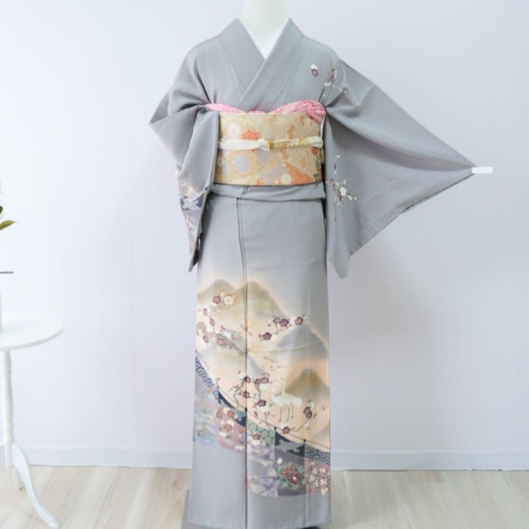 訪問着　4点フルセット 341 C 正絹 七五三 お宮参り 入学式　卒園式