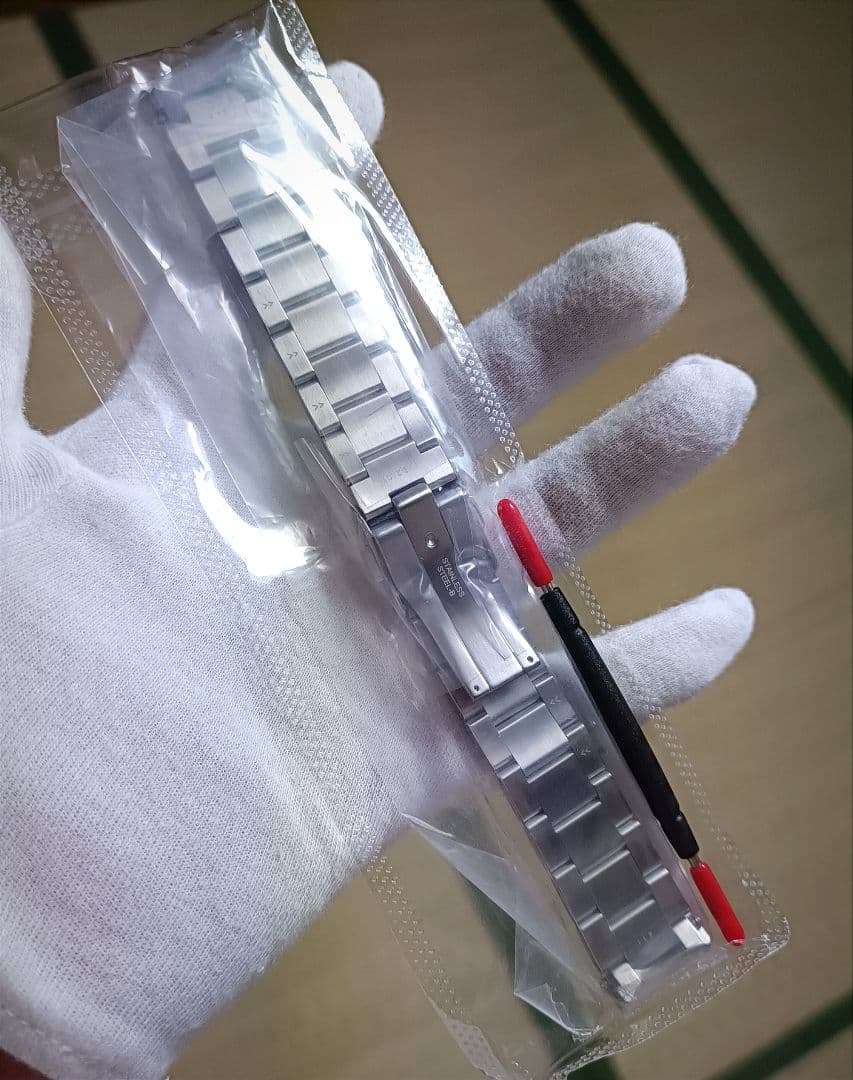 セイコーアルピニストの純正ステンレスベルト