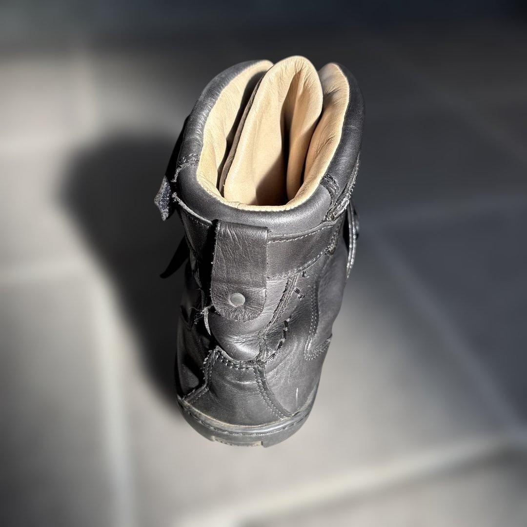 マリテフランソワジルボー　TESTO 40 ブラックレザー ハイカットスニーカー