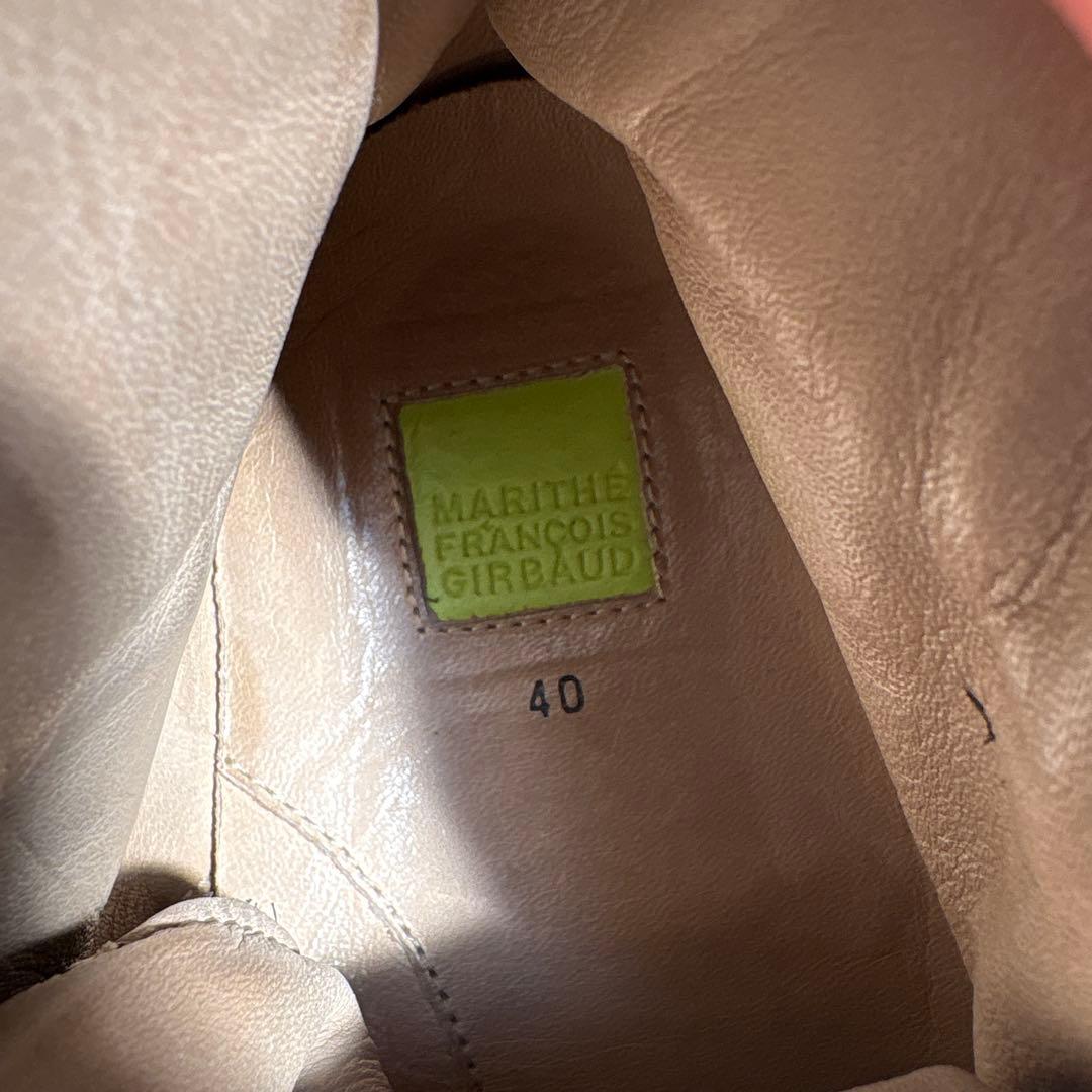 マリテフランソワジルボー　TESTO 40 ブラックレザー ハイカットスニーカー