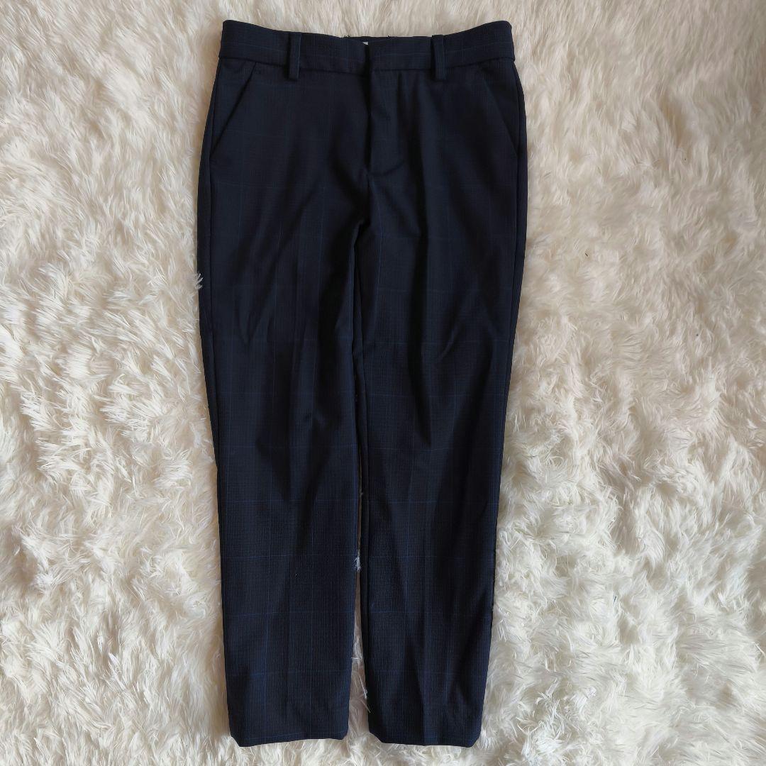 ZARA フォーマルスーツ セット 115 120 ネイビー チェック 入学