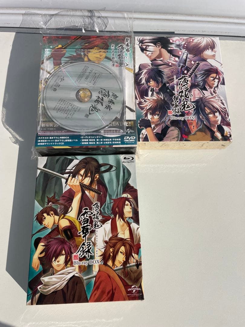 薄桜鬼 初回限定版DVD ブルーレイボックス碧血録 雪華録 セット