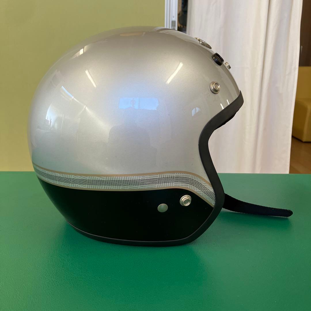 ハーレダビッドソン　2003 100周年モデル シルバー ジェットヘルメット
