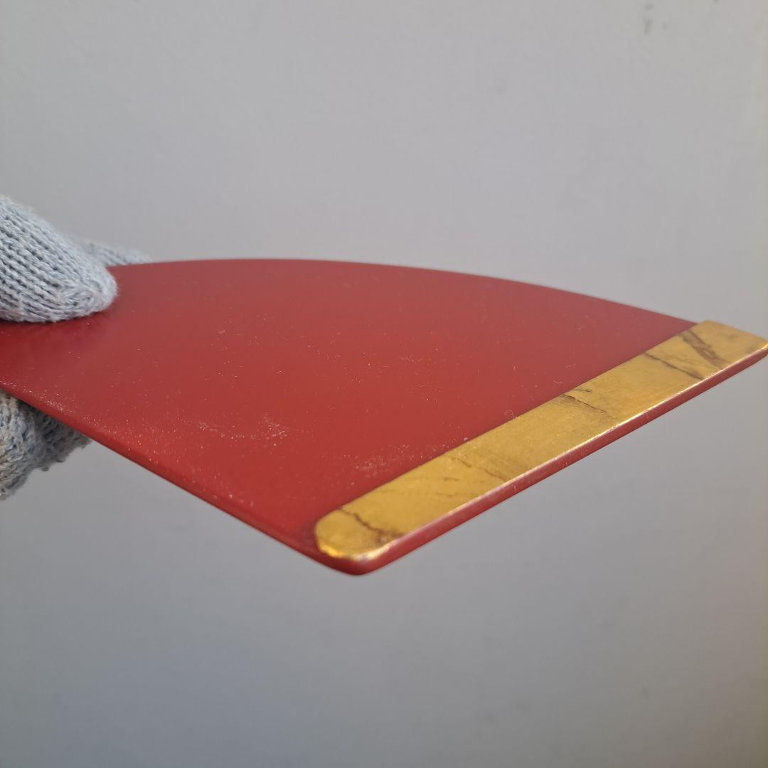 専用品【京都平安\"象彦　虹彩 末広\"銘々皿　×10客】木製　長期保管品