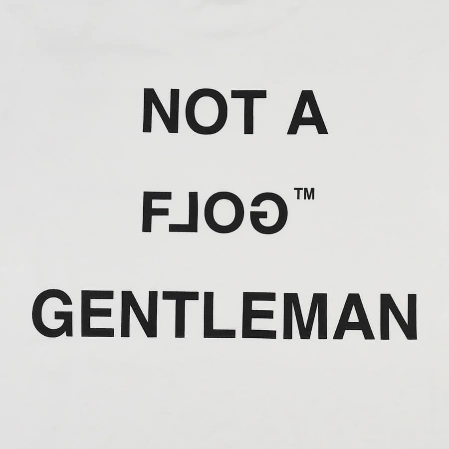 Cph/Golf×RUFFLOG SS MOCK NECK TEE WHITE