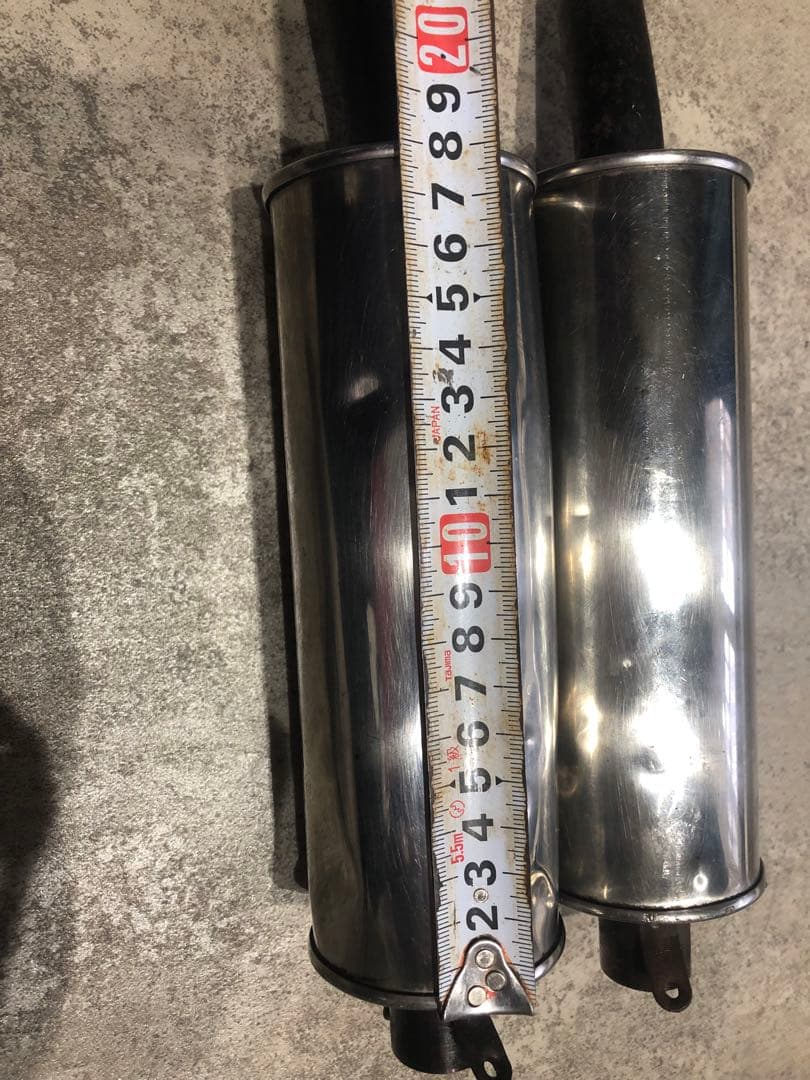 スガヤレース用サイレンサー2個セット ガンマ400 500用