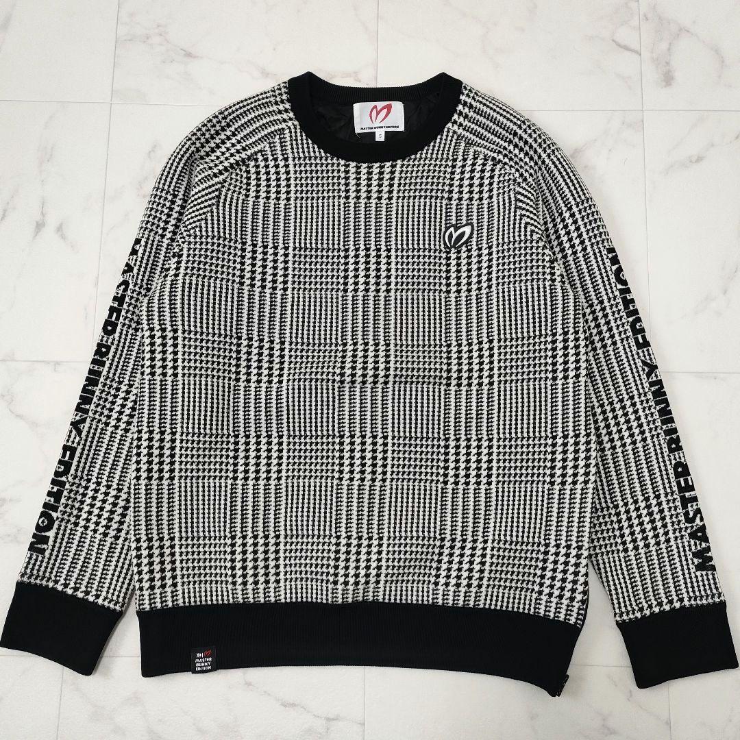 マスターバニーエディション　ニット　スニードジャック　千鳥柄チェック　ロゴ　5