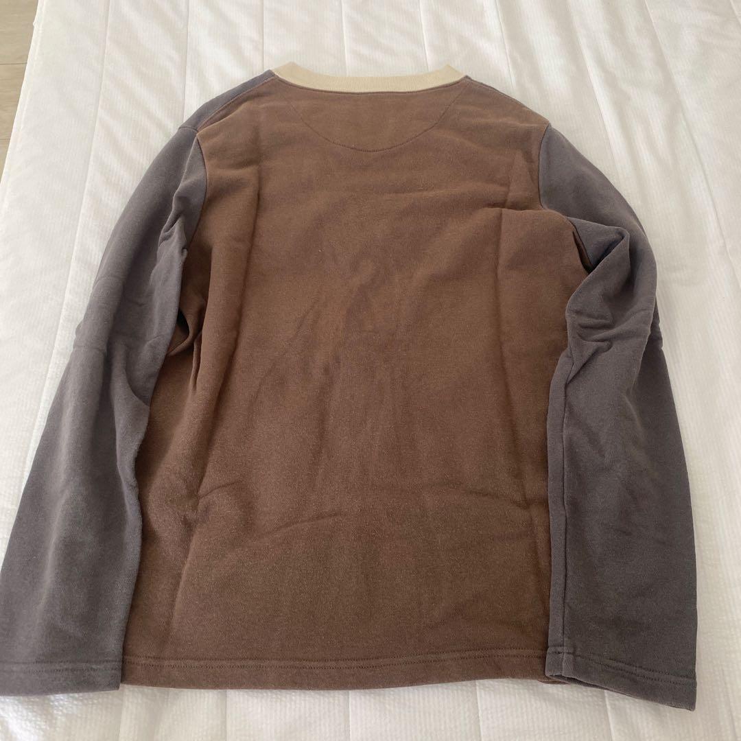 OLD STUSSY Vネックロンティー