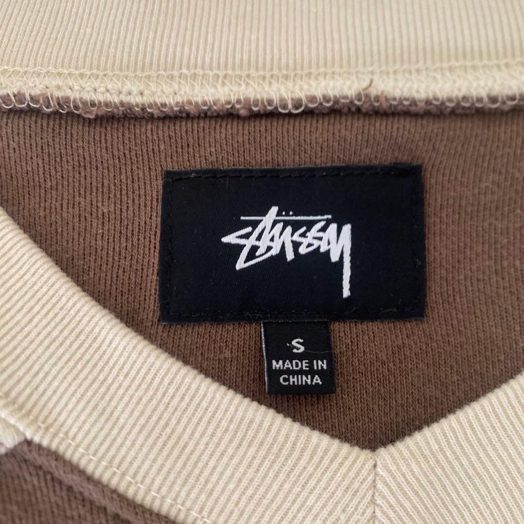 OLD STUSSY Vネックロンティー