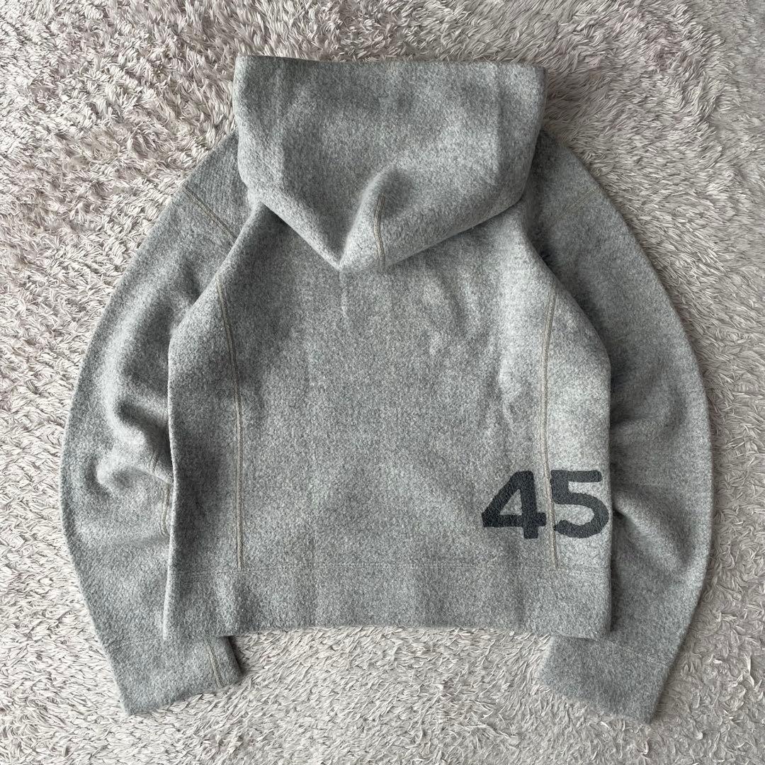 45rpm& ジップパーカー F グレー