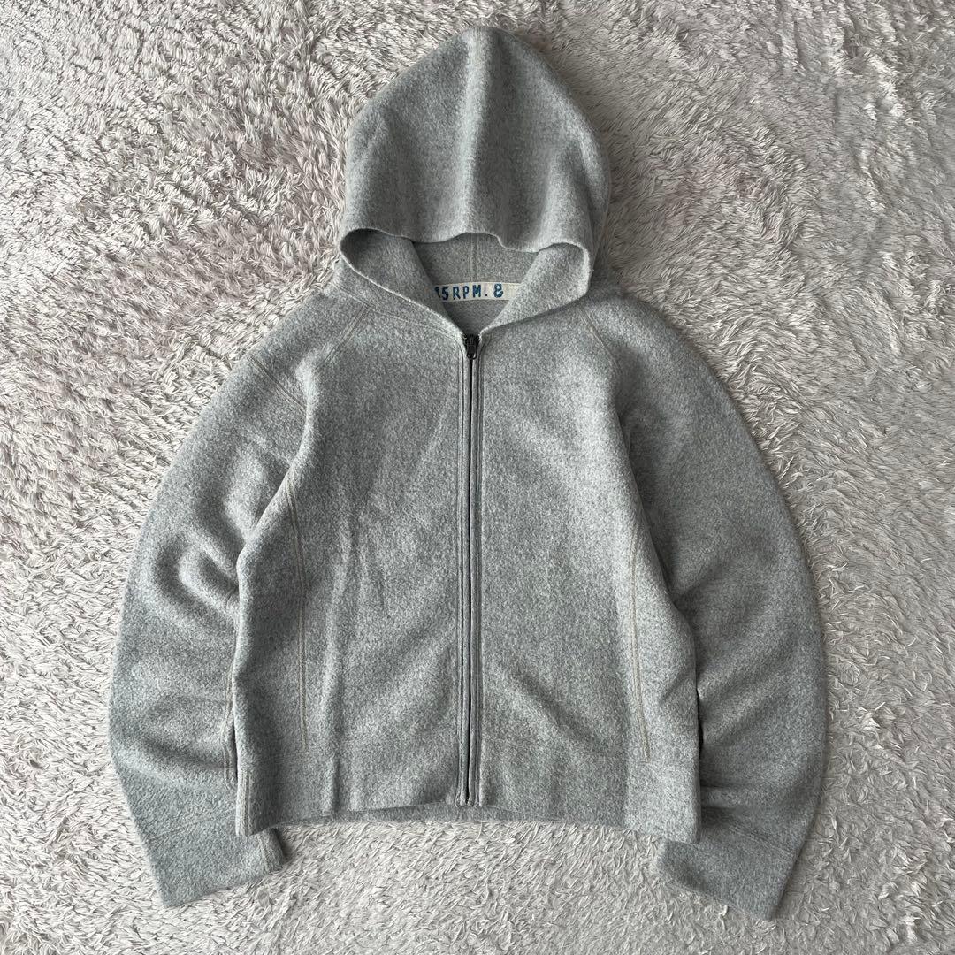 45rpm& ジップパーカー F グレー