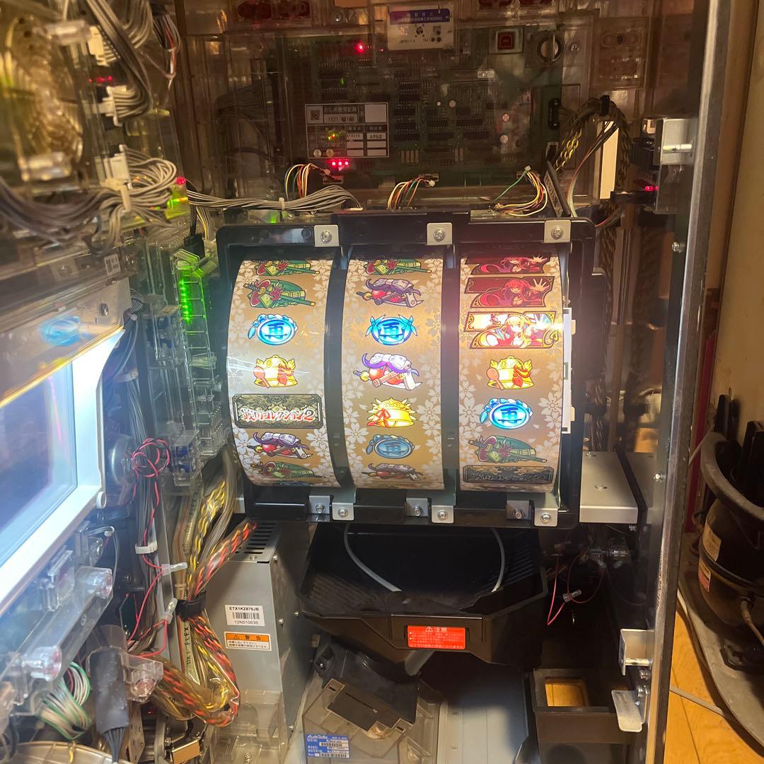 パチスロ　戦国コレクション2 実機　不要機付　送料無料