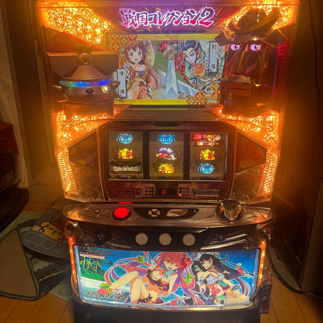 パチスロ　戦国コレクション2 実機　不要機付　送料無料