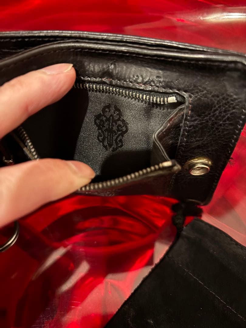 マーボ　クロムハーツ ワンスナップ レザーウォレット