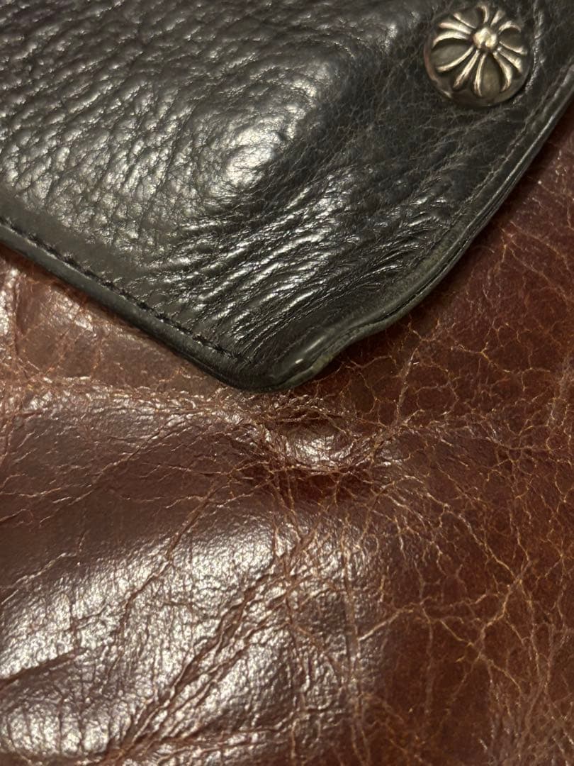 マーボ　クロムハーツ ワンスナップ レザーウォレット