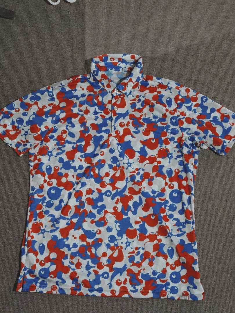 EXPO2025 ミャクミャク 【ミズノ】 システム総柄ポロシャツ　大阪万博