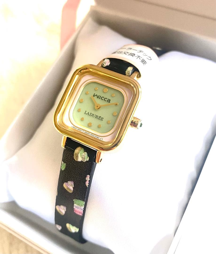 未使用⭐︎ シチズン wicca LADUREEコラボ 限定600本 ソーラー