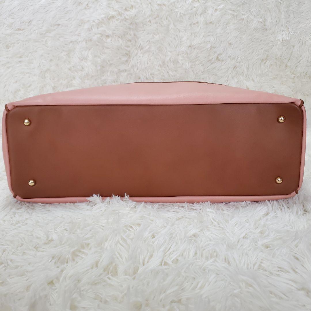 【美品】カードキャプターさくら コラボ トートバッグ ピンク ストライプ A4可