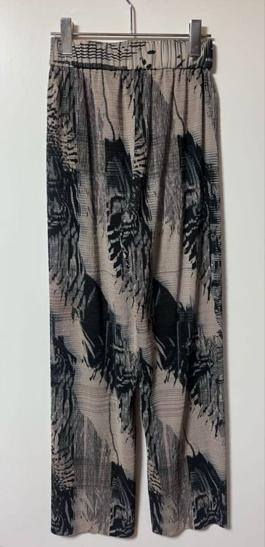 だ*ん様 HENRIK VIBSKOV 抽象柄 ワイドパンツ Sサイズ