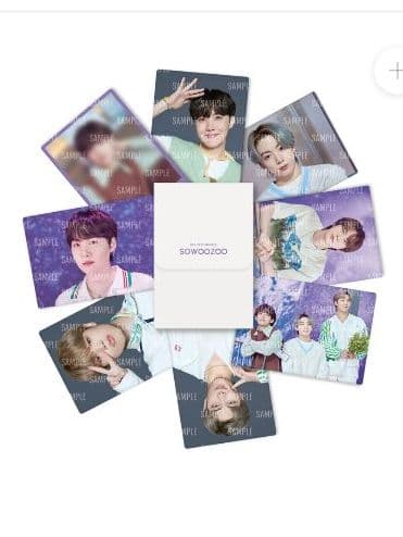 BTS　SOWOOZOO 新品未開封品ミニフォト カードセット 87枚