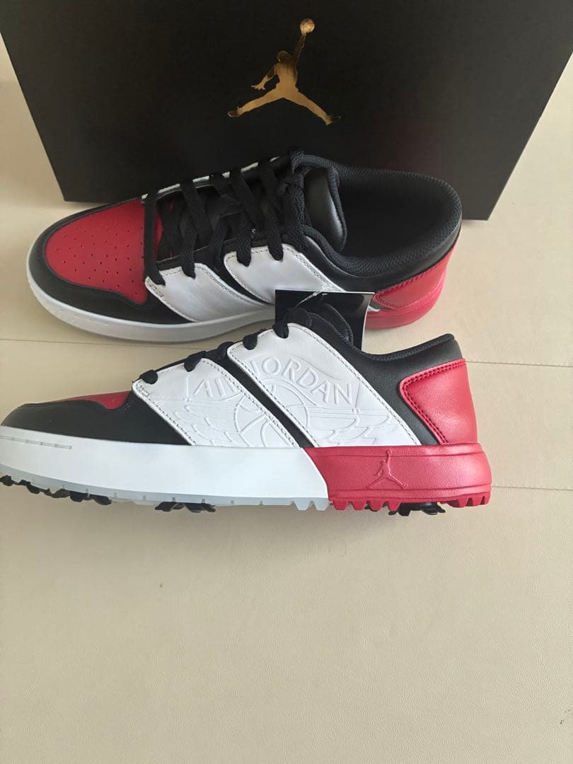 藤*宏様 Jordan ゴルフシューズ レッド/ブラック/ホワイト