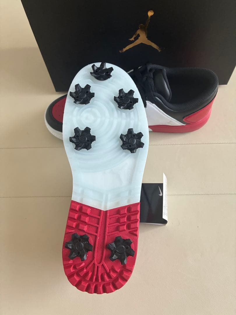藤*宏様 Jordan ゴルフシューズ レッド/ブラック/ホワイト