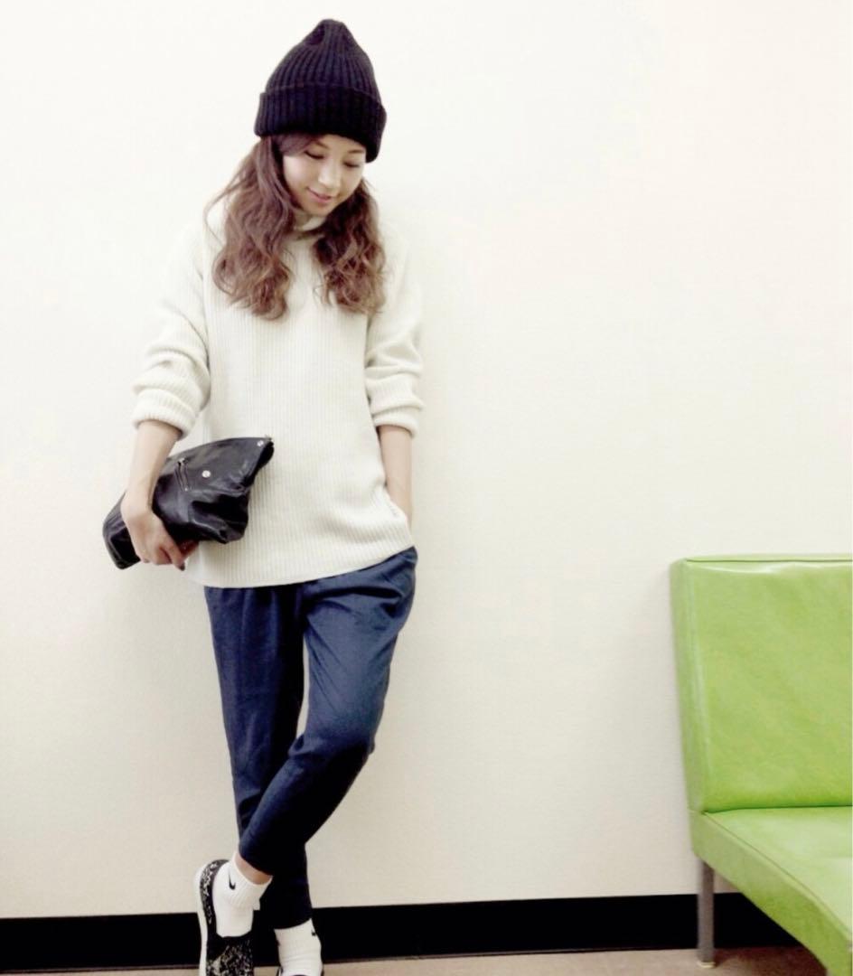 beautiful people 黒レザー クラッチバッグ