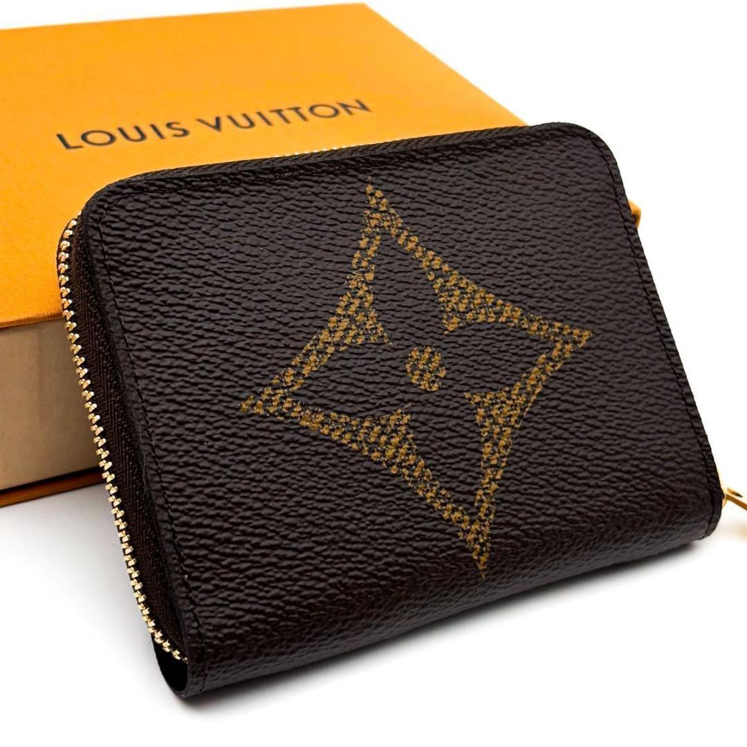 【ほぼ未使用】ルイヴィトン モノグラム ジャイアント ジッピー パース