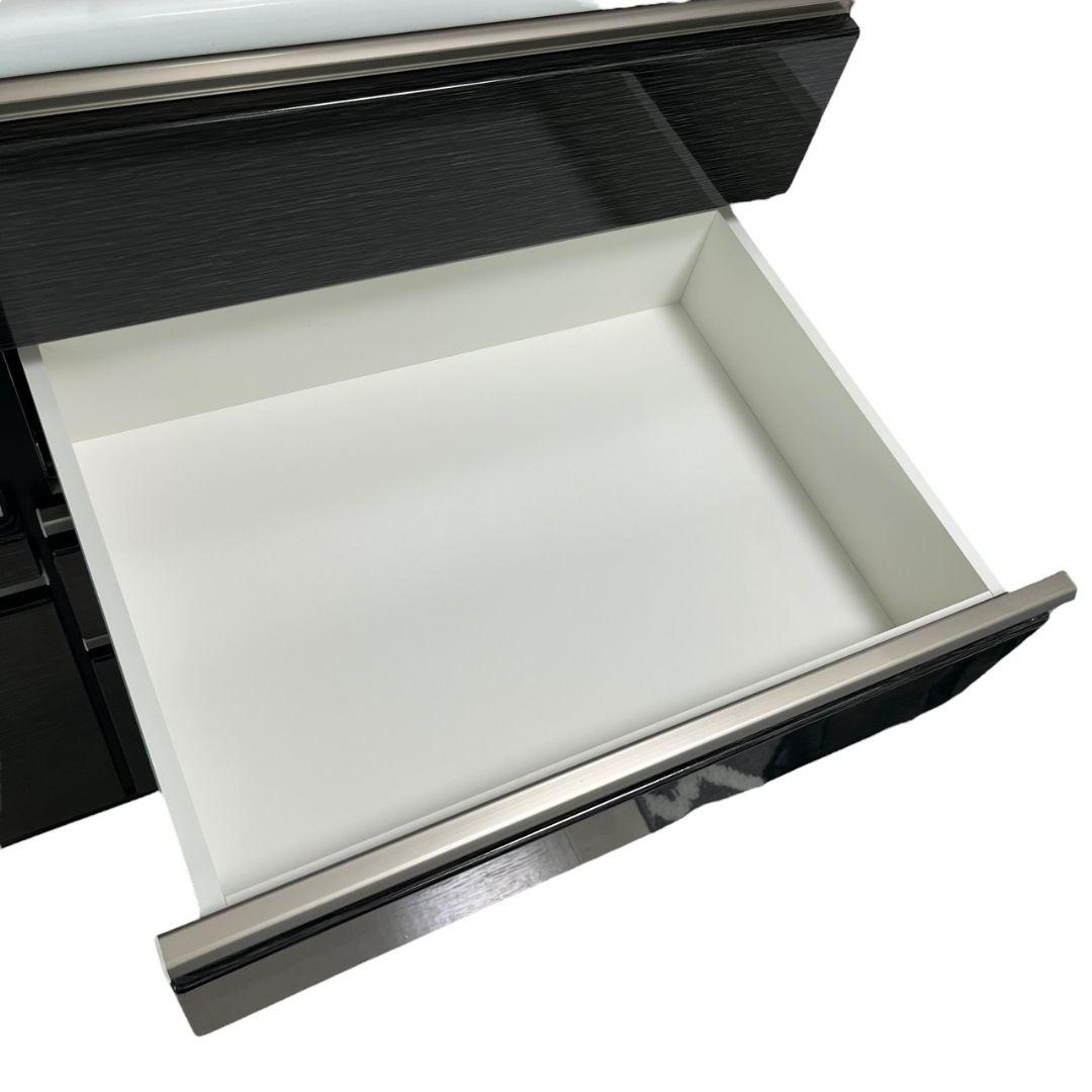 （送料込）ニトリ　キッチンボード(Nポスティア100KB BK）