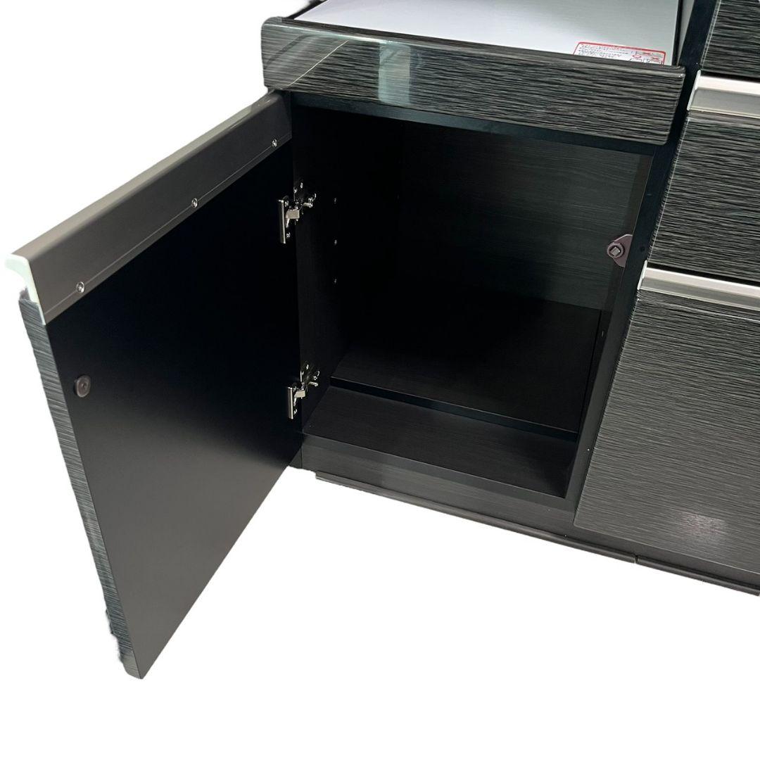 （送料込）ニトリ　キッチンボード(Nポスティア100KB BK）