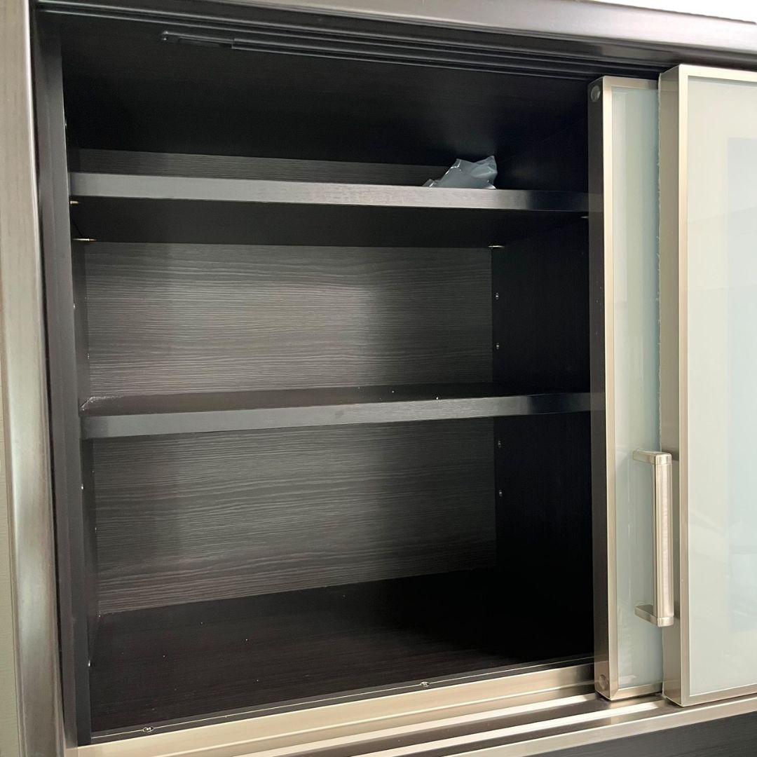 （送料込）ニトリ　キッチンボード(Nポスティア100KB BK）