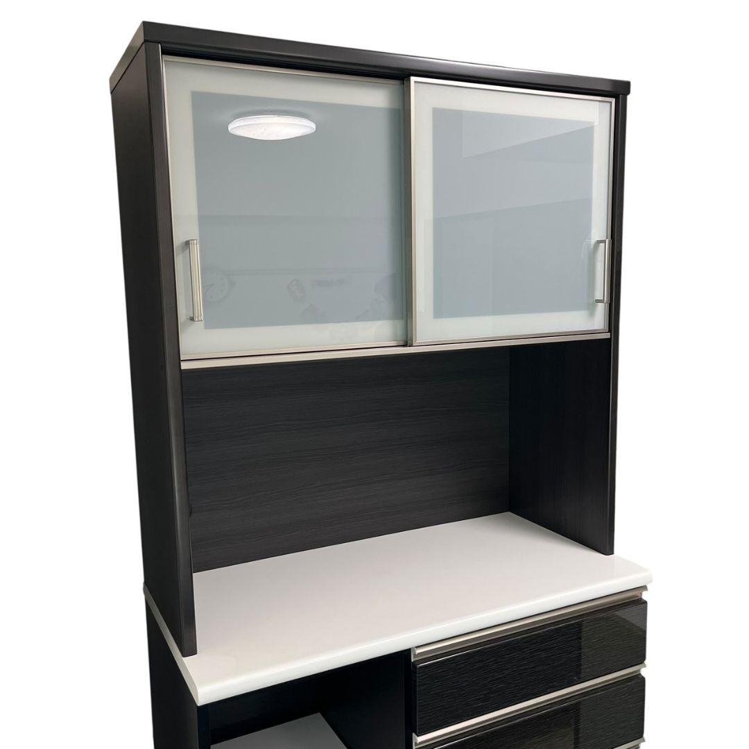 （送料込）ニトリ　キッチンボード(Nポスティア100KB BK）