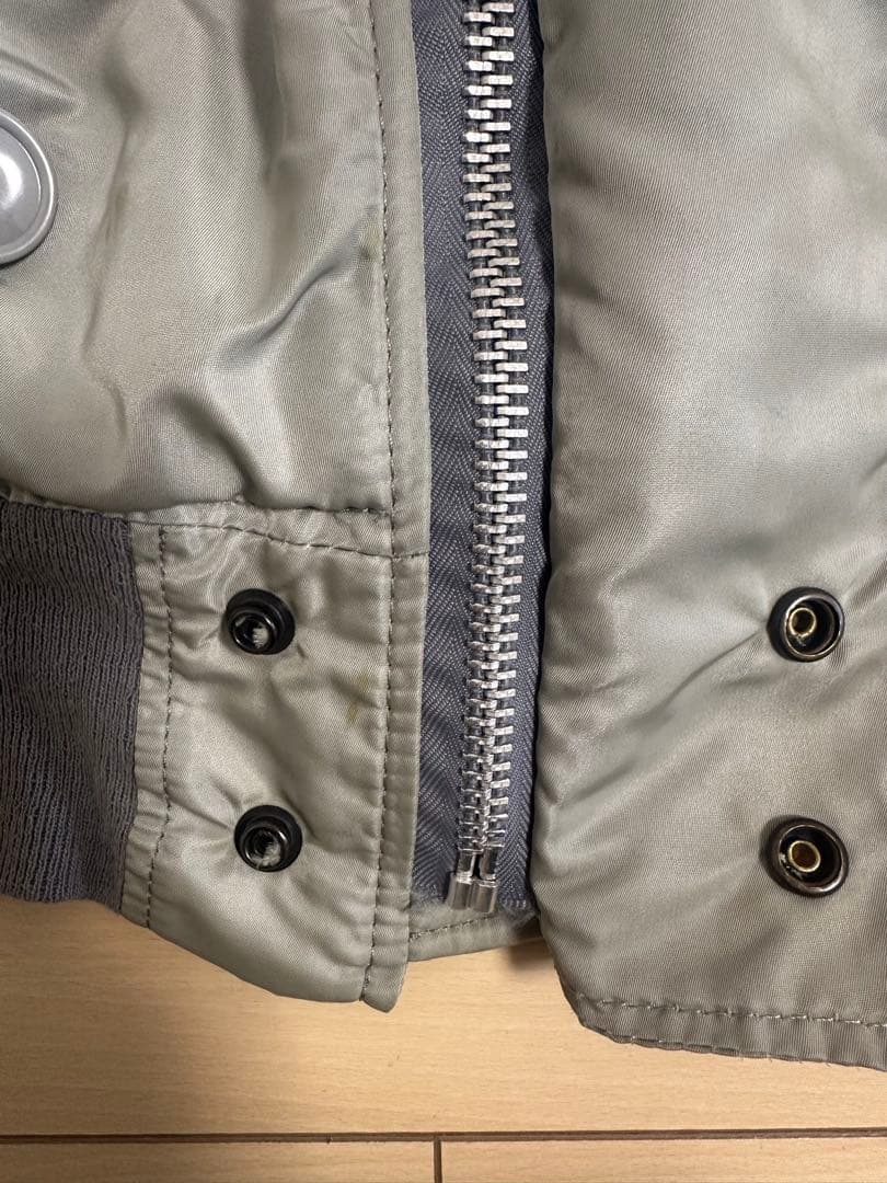 riku様 80s ALPHA N-2B USA製 シルバー L