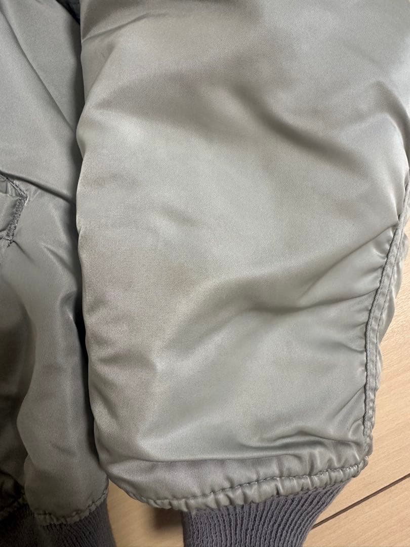 riku様 80s ALPHA N-2B USA製 シルバー L