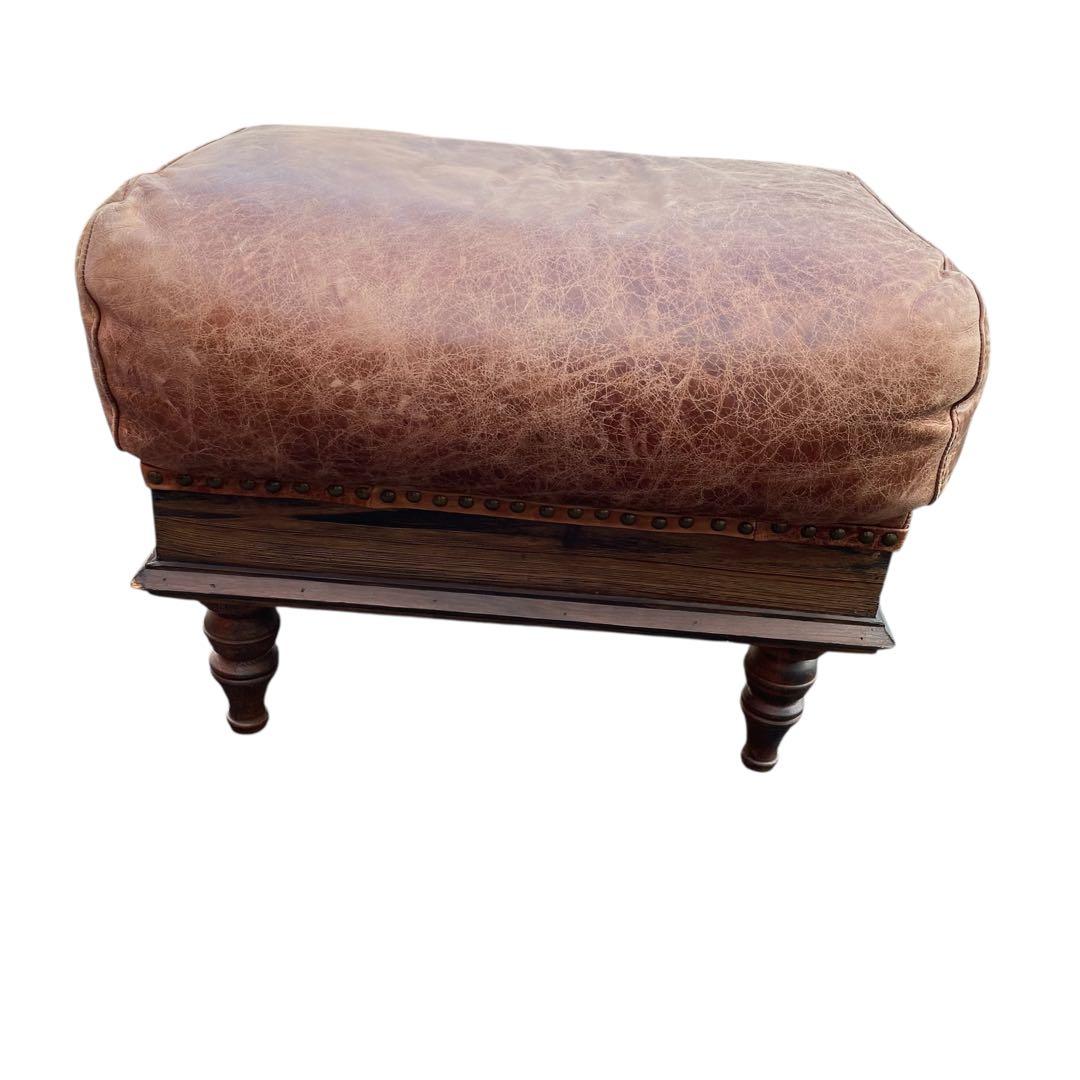 JOURNAL STANDARD FURNITURE オットマン　高級　本革