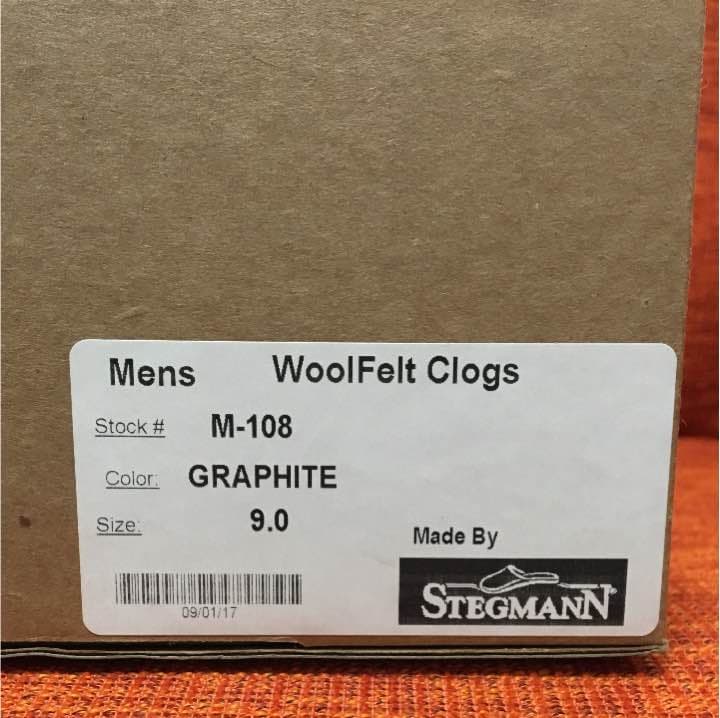 ステッグマン ウールフェルトクロッグス