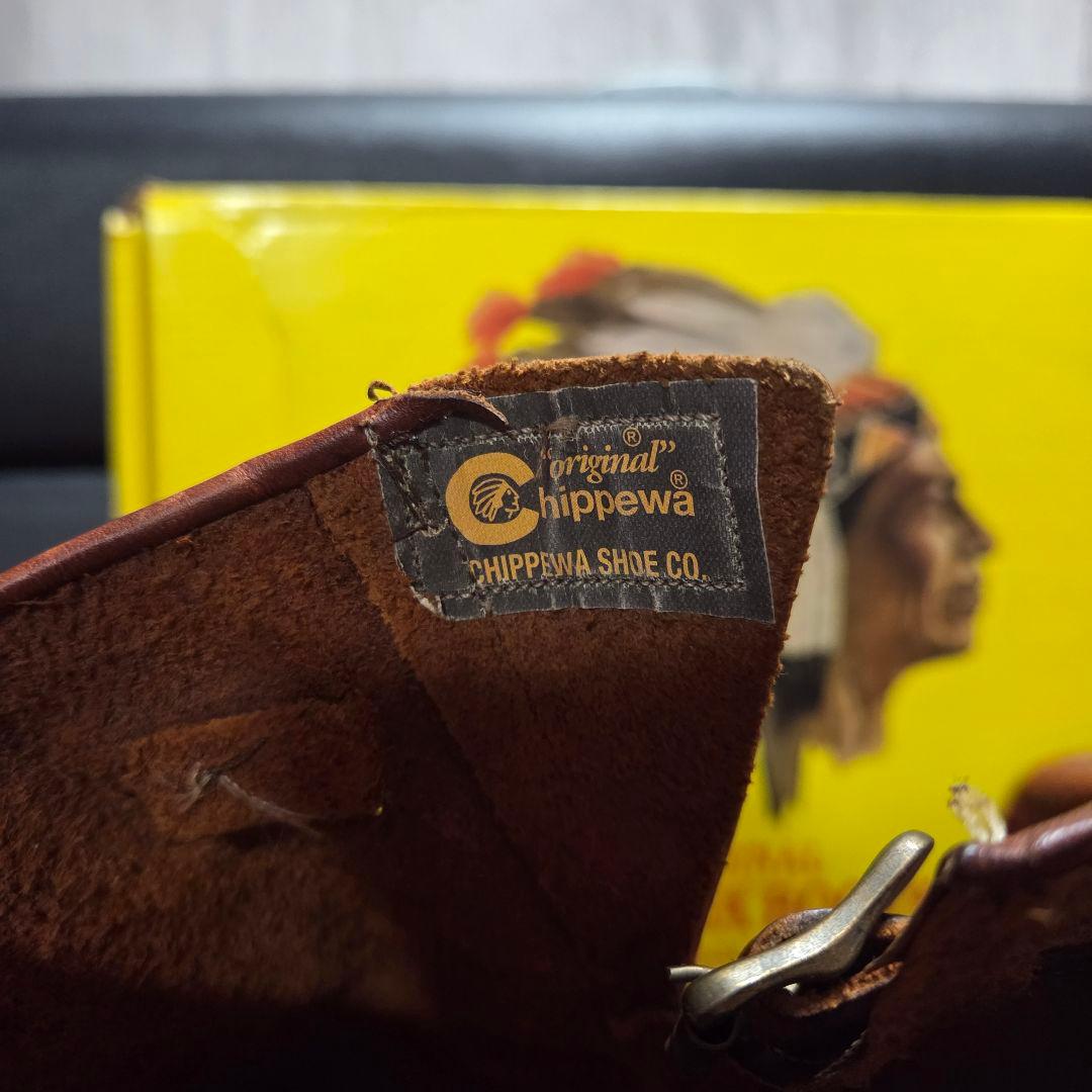 CHIPPEWA チペワ ブラウン エンジニアブーツ レザー製
