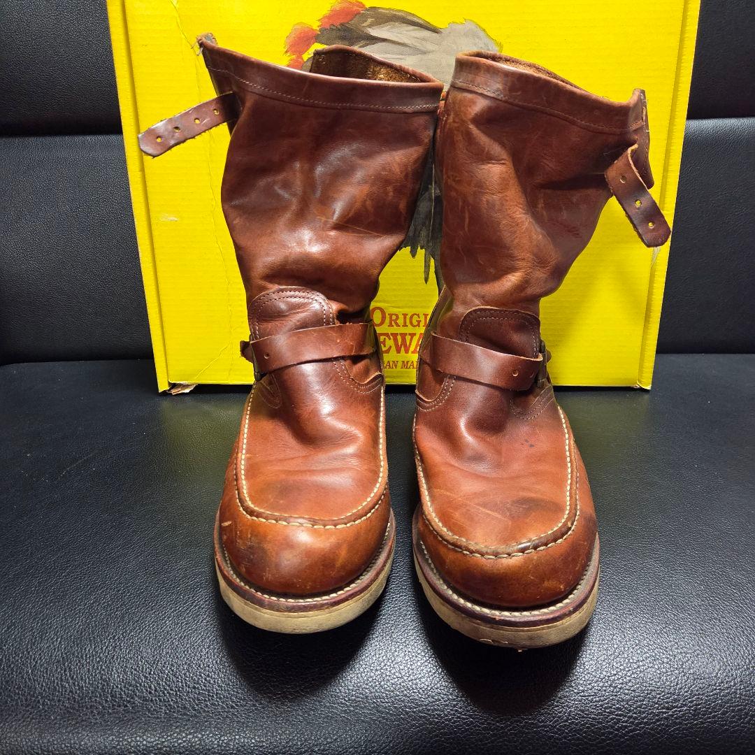 CHIPPEWA チペワ ブラウン エンジニアブーツ レザー製