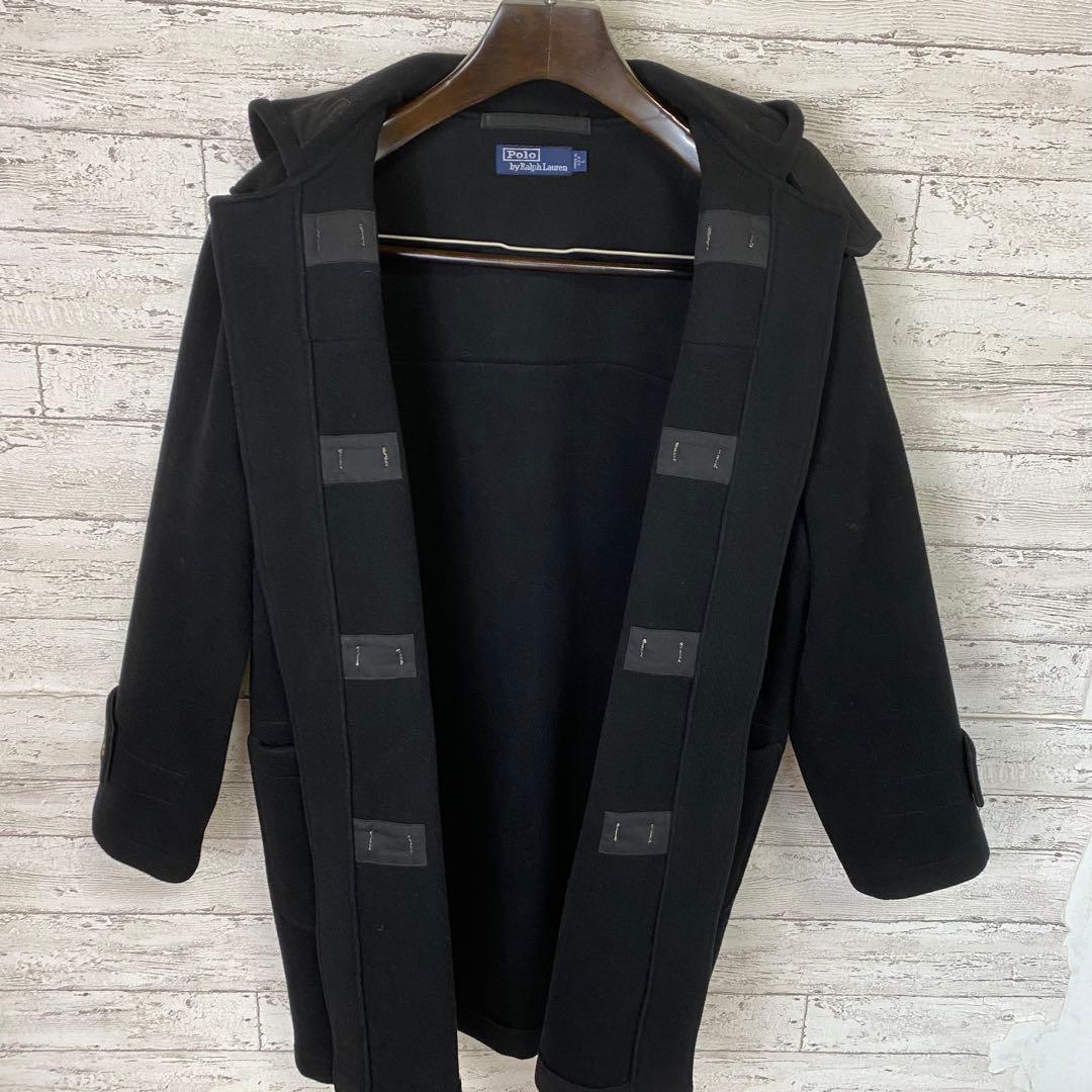フォロー割済み　80's 90's ラルフローレン USA製 ダッフルコート　黒