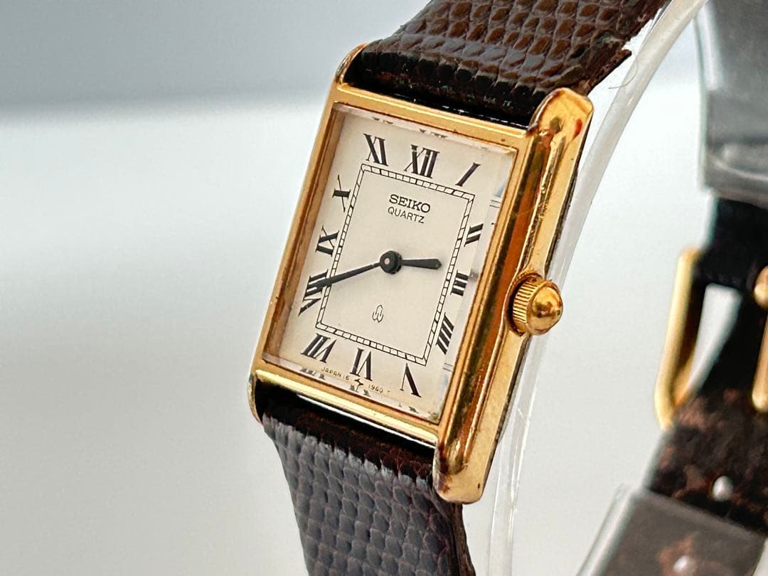 R*3様 315 稼働 SEIKO 1600-6040 タンク ローマン文字盤