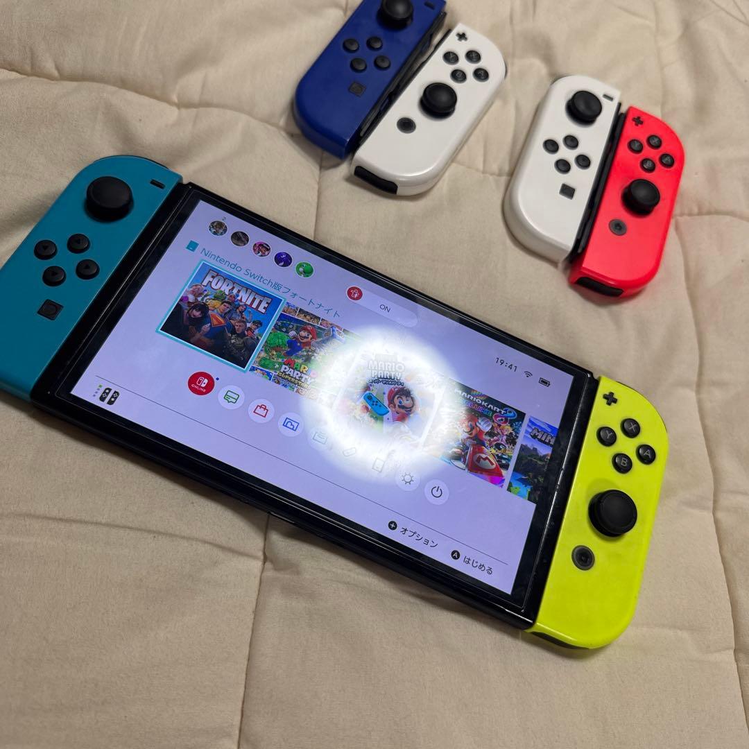 Nintendo Switch el本体 リモコン4つつき