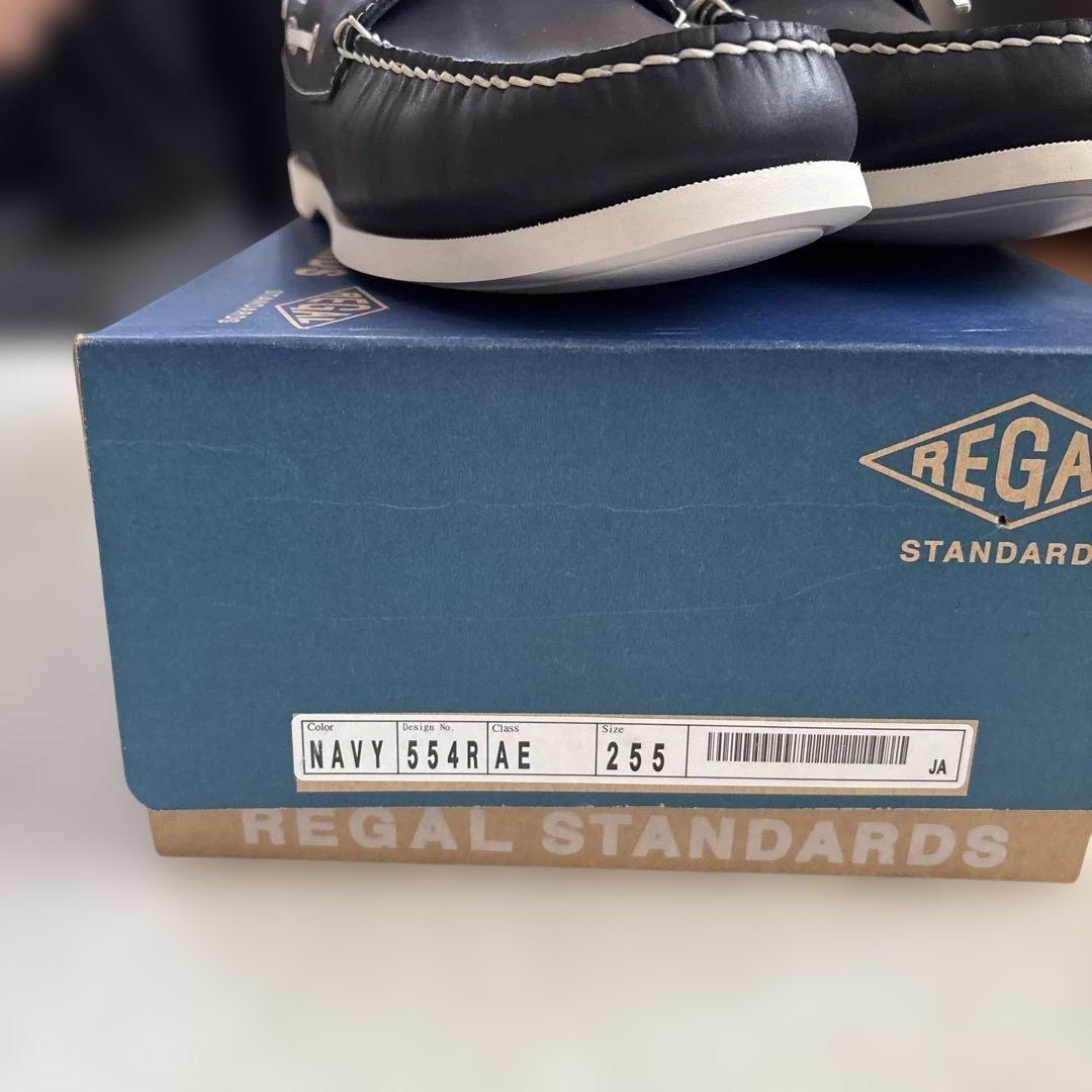 REGAL NAVY 554RAE モカシン 255