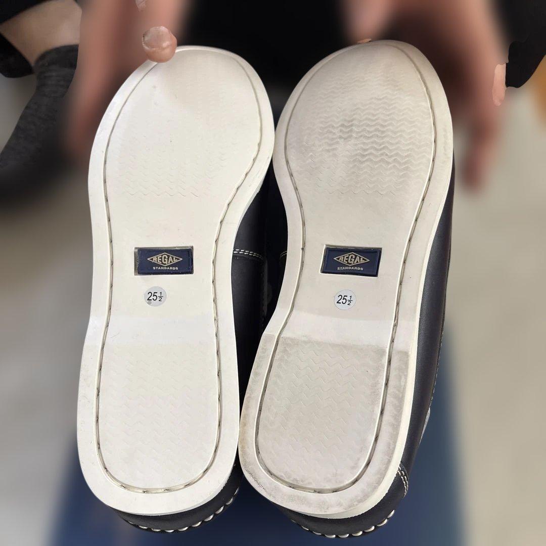 REGAL NAVY 554RAE モカシン 255