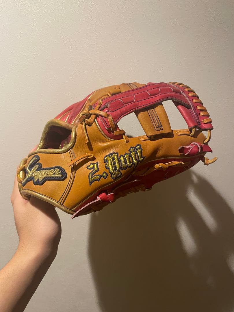 プロ支給品　金子侑司選手内野グローブ