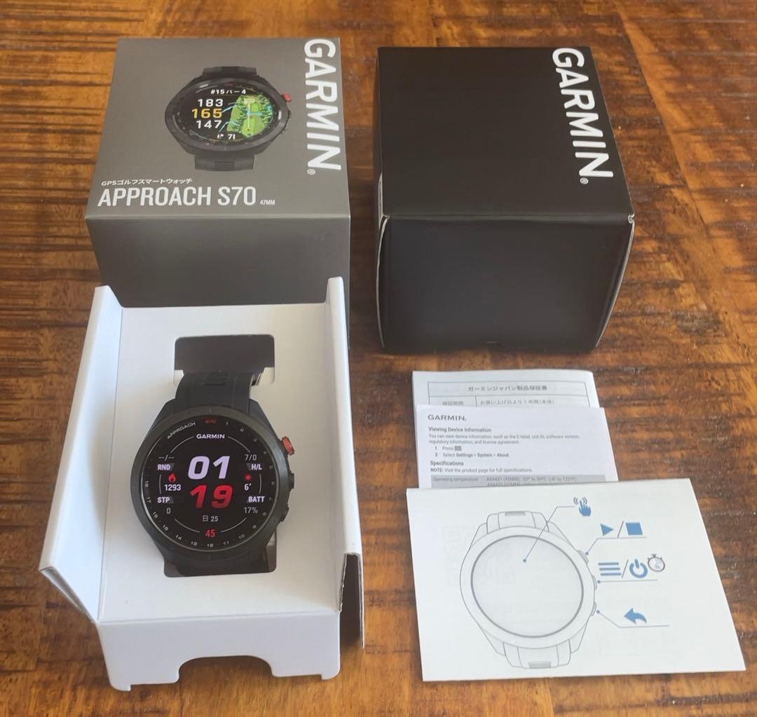 【Tomo】GARMIN ガーミン S70 Black 保証付