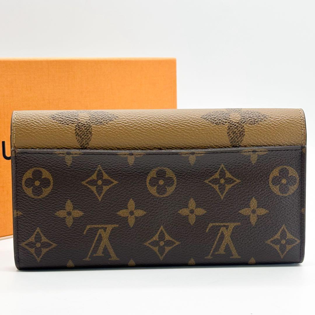 ルイヴィトン ポルトフォイユ サラ ジャイアント リバース モノグラム 二つ折り