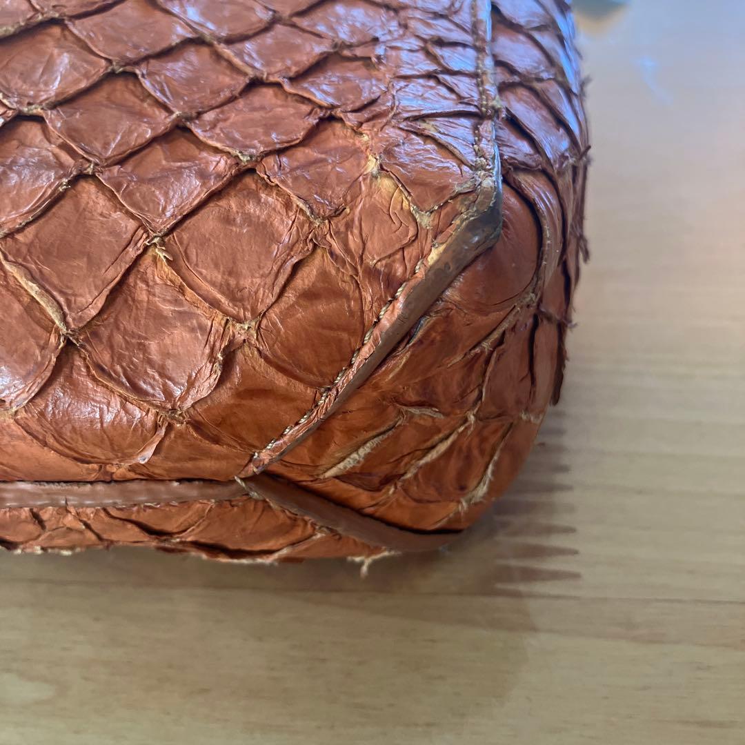 【OSKLEN】オスクレン ピラルク レザー ショルダーバッグ