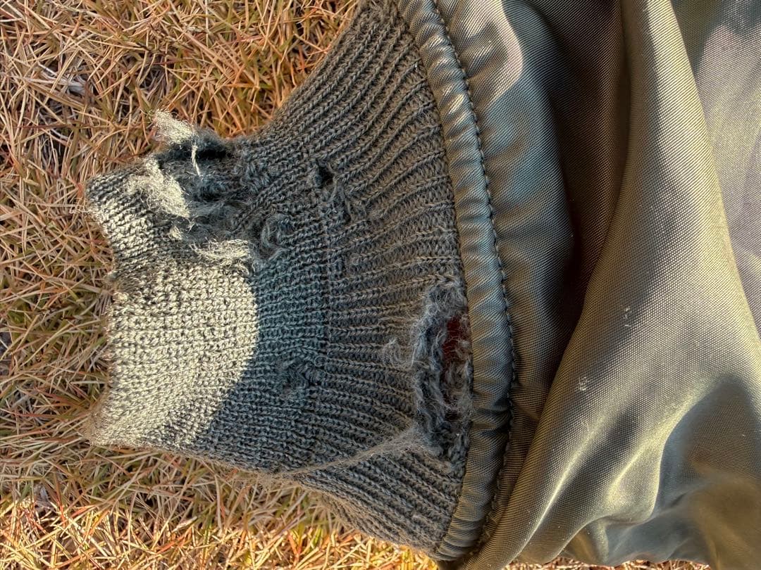 70s MA-1 ジャケット 米軍 実物 ボロ us.army vintage